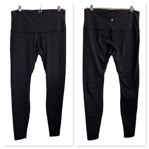 Lululemon Black Wunder Under Hi Rise Pant Size 12